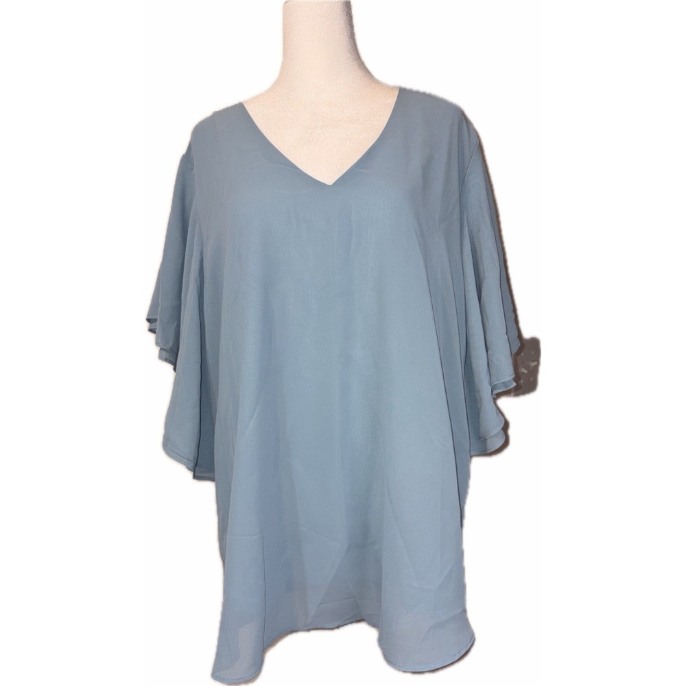Zenana XL Flowy Butterfly Sleeve Womens